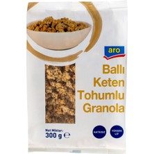 Aro Granola 300 G Ballı&keten Tohumlu Yüksek Lifli Kahvaltılık Gevrek 6'li Avantaj Paketi - 6 Adet