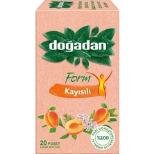 Doğadan Form Çayı 20'li Kayısılı - 40 G Lezzetli ve Ferahlatıcı