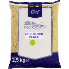 Metro Chef Antep Bulgur 2,5 kg Pilavlık Iri Taneli Bulgur