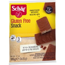 Schar Glutensiz Çikolatalı Gofret Fındıklı 3X35G 2'li Ekonomik Paket - 2 Adet