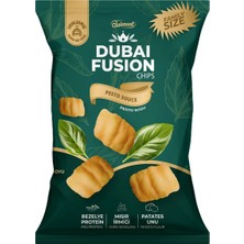 Dubai Fusion Nohut Cipsi 135G Pesto Soslu Atıştırmalık 2'li Ekonomik Paket - 2 Adet