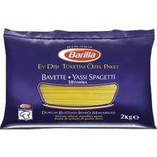 Barilla Linguine Yassı Spagetti Makarna 2kg - Durum Buğdayı 2'li Ekonomik Paket - 2 Adet
