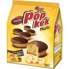 Eti Popkek Mini 180 G Muzlu Kek - Yumuşak ve Lezzetli Atıştırmalık 6'li Avantaj Paketi - 6 Adet