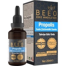 BEE'O Beeo Suda Çözünür Propolis 20 ml Doğal Arı Ürünü 4'li Avantaj Paketi - 4 Adet