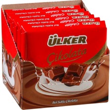 Ülker Kare Çikolata 6X60G Sütlü - Yumuşacık Ağızda Eriyen Lezzet 2'li Ekonomik Paket - 2 Adet