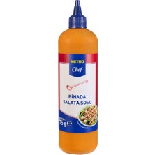 Metro Chef Binada Salata Sosu 775 G | Yeşil Salata ve Makarna Sosu 8'li Avantaj Paketi - 8 Adet