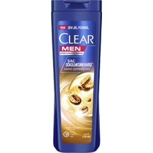 Clear Şampuan 350 ml Kahve Çekirdeği Saç Dökülmesine Karşı Kepek Önleyici 3'li Ekonomik Paket - 3 Adet
