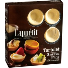 L'appetit Tartolet 18'li Beyaz Tart Tabanı 250G - Pratik Tatlı