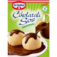 Dr. Oetker Glutensiz Çikolata Sosu 123 G - Pratik Tatlı Sosu 4'li Avantaj Paketi - 4 Adet