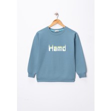 Dekim Moda Erkek Çocuk "hamd" Baskılı Pamuklu Sweat