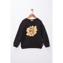 Dekim Moda Çocuk "7 Ekim Gazze" Baskılı Pamuklu Sweat