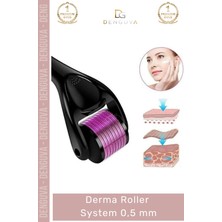 Denguva Derma Roller Titanyum Uçlu 540 Iğneli Cilt Bakım Vücut Yenileme Masaj Aleti 0,50 mm