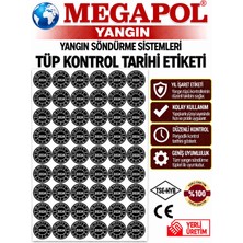 Megapol Yangın 2024 Yangın Tüpü Kontrol Etiketi 50 Adet. Yangın Söndürme Tüpü Kontrol Etiketi. Yangın Tüpü Kontrol Etiketi. Yangın Söndürme Cihazı Kontrol Etiketi