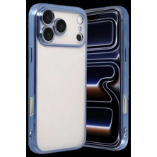 iPhone 17 Pro Razer Lensli Silikon - Açık Mavi