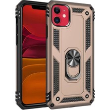 iPhone 11 Kılıf Sofya Yüzüklü Silikon Kapak -