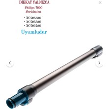 Srfn Ticaret Philips 7000 Serisi Dikey Süpürge XC7053/01 - XC7055/01 - XC7057/01 Uyumlu Teleskopik Boru - 1 Adet