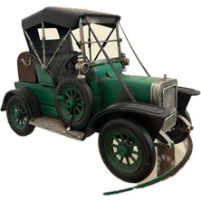 Nostaljık Yeşıl Metal Klasık Araba Maketı Ev ve Ofıs Dekor