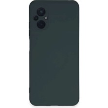 Poco M5 Kılıf Nano Içi Kadife Silikon - Koyu Yeşil