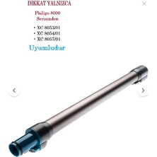 Srfn Ticaret Philips 8000 Serisi Dikey Süpürge XC8053/01 - XC8054/01 - XC8057/01 Uyumlu Teleskopik Boru - 1 Adet