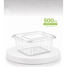 Özkan Ambalaj Temizlik Plastik Kapaklı Kase 500 cc / 25 Adet