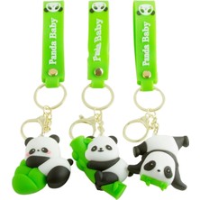 Bijuteri Net Panda Lüks Silikon Anahtarlık