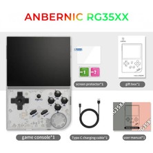 Anbernic RG35XX 2024 Yeni Versiyon Dikey Retro El Oyun Konsolu 64 GB Beyaz - 3.5 Inç IPS Ekran H700 Işlemci 1 GB Ram Titreşim Motorlu HDMI Tv Bağlantılı Nostaljik Taşınabilir Konsol (Psp, Ps1, Dc Destekli)