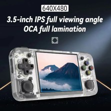 Anbernic Rg 35XX H Retro El Oyun Konsolu Beyaz 64 GB - 3.5 Inç IPS 640X480 Ekran Çift Analog Kol Allwinner H700 Çift Bant Wi-Fi 5g Bluetooth HDMI Tv Çıkışlı Taşınabilir Psp Ps1 Atari Konsolu