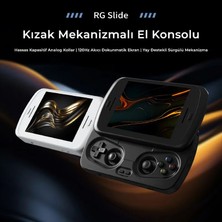 Anbernic Rg Slide Kızaklı Android Retro El Oyun Konsolu Siyah - 4.7 Inç 120Hz 1280X960 Ltps Ekran Unisoc T820 8 Çekirdek 8 GB Ram 128 GB Ufs2.2 Aktif Fanlı Ps2 Wıı 3ds Android Oyun Cihazı