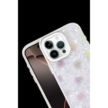 iPhone 14 Pro Max Lumi Desenli Kapak - Beyaz