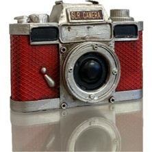 Retro Metal Slr Fotoğraf Makınesı Biblosu  Ev Ofıs Hedıyelık Eşya