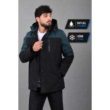 Stil Kombin Parçalı Outdoor Softshell Kışlık Mont Pldp 3038_50513