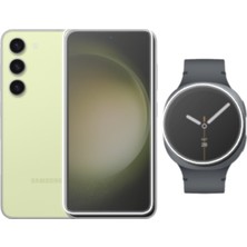 Wontis Samsung Galaxy S23 Uyumlu Şeffaf Nano Ekran Koruyucu 2 Adet + Galaxy Watch 40 mm Şeffaf Nano Ekran Koruyucu 2 Adet Set