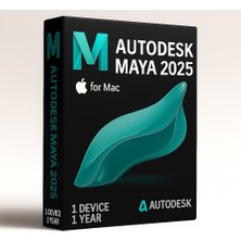 Autodesk Maya 2025 (Mac) - 1 Pc 2 Yıl Autodesk Key