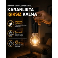 Elektronikçim Taşınabilir Sıcak Işık Yayan Kamp Lambası