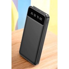 Elektronikçim Powerbank 20.000 Mah LCD Ekran USB Lightning Type-C Uyumlu Ios ve Android