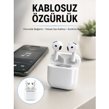 Elektronikçim 4.nesil Bluetooth Kulaklık Yüksek Ses Kaliteli Dokunmatik Kontrol Özellikli Yeni Nesil