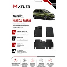 Peugeot Rifter 2024 Model 4d Elstra Havuzlu Paspas