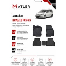 Volkswagen Caddy 2026 Model 4d Ekstra Havuzlu Paspas