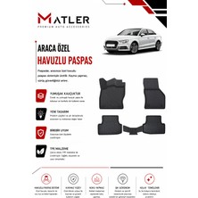 Audi A3 Sedan 2017 Model 4d Ekstra Havuzlu Paspas