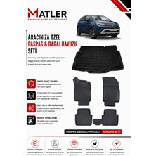 Opel Crossland 2020 Model 4d Ekstra Havuzlu Paspas ve Bagaj Havuzu Set