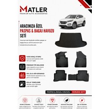 Hyundai Tucson 2019 Model 4d Ekstra Havuzlu Paspas ve Bagaj Havuzu Set