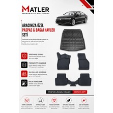 Volkswagen Passat B8 2021 Model 4d Ekstra Havuzlu Paspas ve Bagaj Havuzu Set