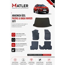 Dacia Sandero 2017 Model 4d Ekstra Havuzlu Paspas ve Bagaj Havuzu Set
