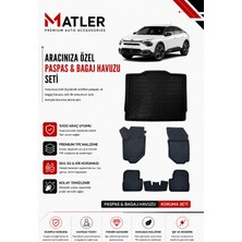 Citroen C4 2022 Model 4d Ekstra Havuzlu Paspas ve Bagaj Havuzu Set