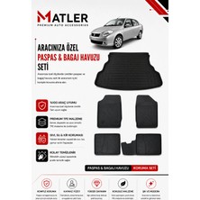 Renault Symbol 2012 Model 4d Ekstra Havuzlu Paspas ve Bagaj Havuzu Set