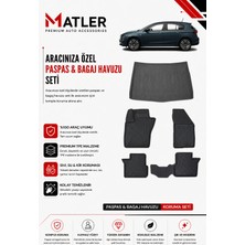 Fiat Egea Hb 2023 Model 4d Ekstra Havuzlu Paspas ve Bagaj Havuzu Set