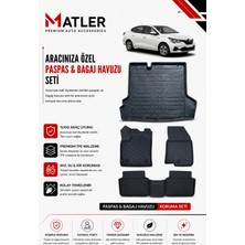 Renault Taliant 2025 Model 4d Ekstra Havuzlu Paspas ve Bagaj Havuzu Set