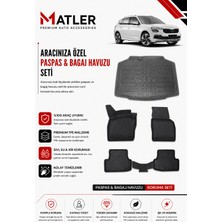Skoda Kamiq 2025 Model 4d Ekstra Havuzlu Paspas ve Bagaj Havuzu Set