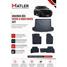 Hyundai Tucson 2021 Model 4d Ekstra Havuzlu Paspas ve Bagaj Havuzu Set
