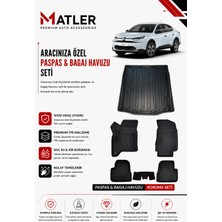 Citroen C4X Hybrid 2026 Model 4d Ekstra Havuzlu Paspas ve Bagaj Havuzu Set